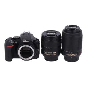 中古 デジタル一眼 ダブルズームセットNikon ニコン D5500 ダブルズームセット 2145632コンディションランク【BC】（商品 No.69-0）