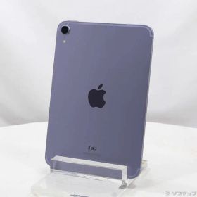 〔中古品〕 iPad mini 第6世代 256GB パープル MK8K3J／A SIMフリー【196】