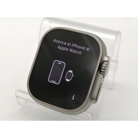 【中古】Apple Apple Watch Ultra 49mm Cellular チタニウムケース/ブルー/グレイトレイルループ M&amp;L MQFV3J/A【大須2】保証期間１ヶ月【ランクB】