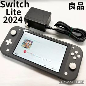 【良品☆】任天堂 Switch Lite グレー 本体 純正充電器 動作確認済み