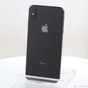 【中古】Apple(アップル) iPhoneXS Max 64GB スペースグレイ MT6Q2J／A SIMフリー 【247-ud】