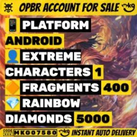 ワンピース 海外 | ランダム エクストリーム x1 🎯 |5000+ 虹のダイヤ 💎 |アンドロイド！MKG07580