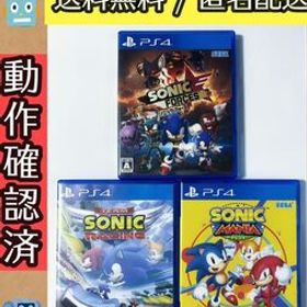 ソニックフォース チームソニックレーシング ソニックマニア・プラス SONIC MANIA RACING FORCES PS4ソフト プレステ4 まとめ売り 3セット