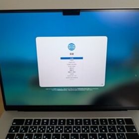 MacBook Air M3 15インチ メモリ16GB 充放電13回 反射防止フィルム付 使用時間16H 保証残有 ほぼ新品