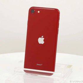 【中古】Apple(アップル) iPhone SE 第3世代 64GB プロダクトレッド MMYE3J／A SIMフリー 【295-ud】