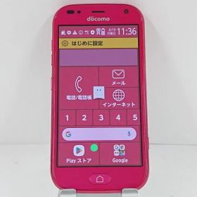 らくらくスマートフォン me F-01L ドコモ ピンク 送料無料 本体 c13965