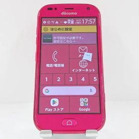 らくらくスマートフォン me F-01L ドコモ ピンク 送料無料 本体 c13186
