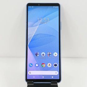 Xperia 10 III SOG04 au ブルー 送料無料 本体 c12149 【中古】