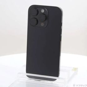 〔中古品〕 iPhone16 Pro 256GB ブラックチタニウム MYN03J／A SIMフリー【262】