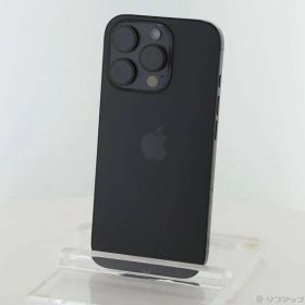 〔中古品〕 iPhone16 Pro 256GB ブラックチタニウム MYN03J／A SIMフリー【276】