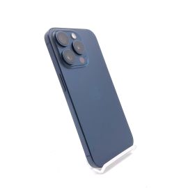 【全額返金保証】【最速発送】 iPhone 15 Pro 256GB ブルーチタニウム SIMフリー 白ロム 動作確認済 88%