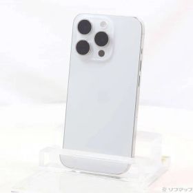 〔中古品〕 iPhone15 Pro 512GB ホワイトチタニウム MTUJ3J／A SIMフリー【368】