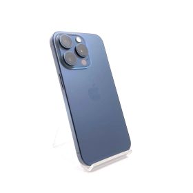【全額返金保証】【最速発送】 iPhone 15 Pro 256GB ブルーチタニウム SIMフリー 白ロム 動作確認済 87%