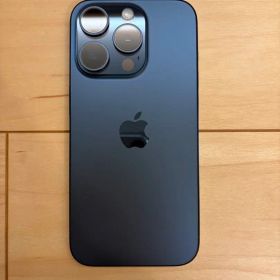 【美品】iPhone 15 Pro 512GBブルーチタニウム 本体