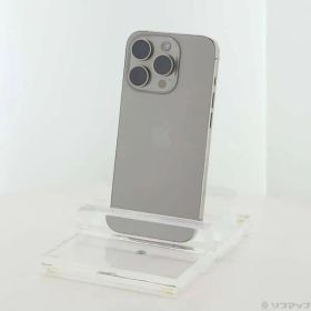 〔中古品〕 iPhone15 Pro 128GB ナチュラルチタニウム MTU93J／A SIMフリー【305】
