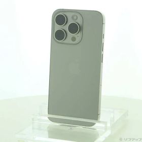 〔中古品〕 iPhone15 Pro 128GB ナチュラルチタニウム MTU93J／A SIMフリー【295】