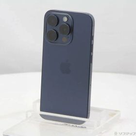 〔中古品〕 iPhone15 Pro 128GB ブルーチタニウム MTUA3J／A SIMフリー【352】