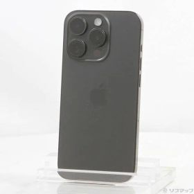 〔中古品〕 iPhone15 Pro 128GB ブラックチタニウム MTU73J／A SIMフリー【305】
