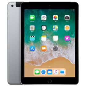 中古 タブレット iPad 第6世代 Wi-Fi +Cellular 32GB SIMフリー スペースグレイ 本体 9.7インチ iOS15 Apple アップル 6ヶ月保証