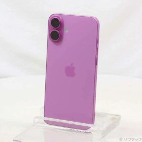 【中古】Apple(アップル) iPhone16 Plus 128GB ピンク 3N345J／A SIMフリー 【377-ud】