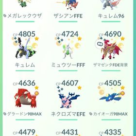 個体値MAX1000体超え、レイドパス488枚 引退垢 | ポケモンGOのアカウントデータ、RMTの販売・買取一覧