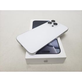 (中古) iPhone16 Pro Max 512GB ホワイトチタニウム /MYWM3J/A 【国内版 SIMFREE】、SIMフリー