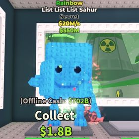 List List List Sahur Rainbow レインボー ブレインロットを盗む 20M | ロブロックス(ROBLOX)のアカウントデータ、RMTの販売・買取一覧