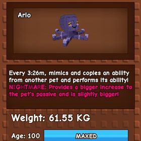 【庭を成長させる】Huge Mimic Octopus 無言購入⭕️ | ロブロックス(ROBLOX)のアカウントデータ、RMTの販売・買取一覧