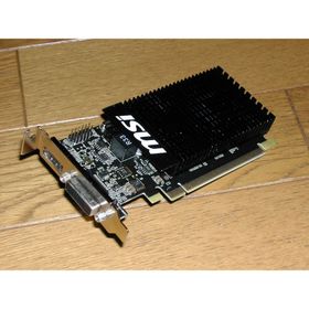 MSI GT710 1GD 3H LP ファンレスロープロファイルグラボ(PCパーツ)