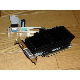 GIGABYTE GT710 ファンレスロープロファイルグラボ(PCパーツ)