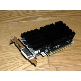 玄人志向 GT710 ファンレスロープロファイルグラボ(PCパーツ)