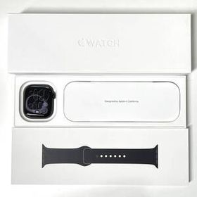 【中古美品】Apple Watch Series10 46mm GPS ジェットブラックアルミ/ブラックスポーツバンド S/M MWWP3J/A