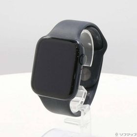 〔中古〕Apple(アップル) Apple Watch SE 第2世代 GPS 44mm ミッドナイトアルミニウムケース ミッドナイトスポーツバンド〔269-ud〕