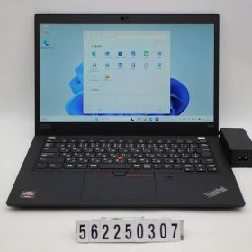 Lenovo ThinkPad X395 Ryzen 5 Pro 3500U 2.1GHz/8GB/256GB(SSD)/13.3W/FHD(1920x1080)/Win11【中古】【20251118】