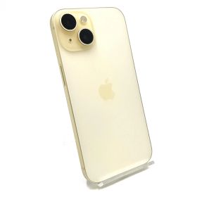 iPhone 15 128GB イエロー SIMフリー 白ロム 動作確認済 84%【全額返金保証】【最速発送】