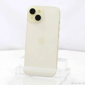 〔中古品〕 iPhone15 128GB イエロー MTMK3J／A SIMフリー【196】
