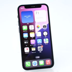 【液晶美品】au SIMフリーiPhone12 mini 64GB ブラック