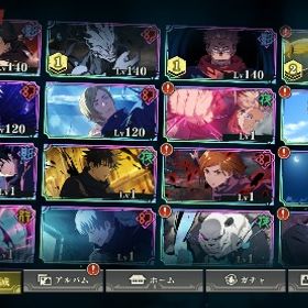 2周年キャラ多数＆石も多数 | ファンパレ(呪術廻戦ファントムパレード)のアカウントデータ、RMTの販売・買取一覧