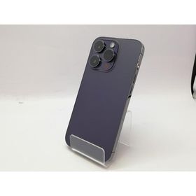 【中古】Apple au 【SIMフリー】 iPhone 14 Pro 1TB ディープパープル MQ313J/A【立川フロム中武】保証期間１ヶ月【ランクA】