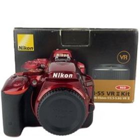 Nikon◆デジタル一眼カメラ D5500 18-55 VR II レンズキット [レッド]