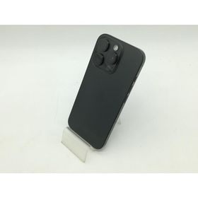 【中古】Apple 国内版 【SIMフリー】 iPhone 16 Pro 256GB ブラックチタニウム MYN03J/A【OSU301】保証期間１ヶ月【ランクB】
