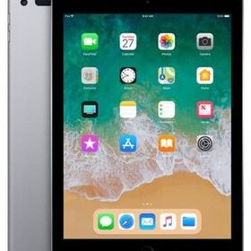 iPad (第6世代) 9.7インチ Wi-Fi+Cellularモデル 32GB (au/スペースグレイ) [MR6N2J/A] タブレット端末
