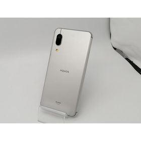 【中古】SHARP au 【SIMロック解除済み】 AQUOS sense3 basic シルバー 3GB 32GB SHV48【川越クレアモール】保証期間１ヶ月【ランクC】
