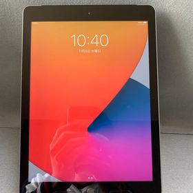 美品 SIMフリー iPad 第5世代 Cellular版 128GB スペースグレー色