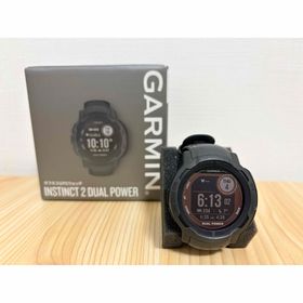 ガーミン(GARMIN)の美品 GARMIN INSTINCT 2 DUAL POWER GRAPHITE(その他)