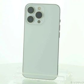 【中古】Apple(アップル) iPhone13 Pro 128GB シルバー MLUF3J／A SIMフリー 〔ネットワーク利用制限▲〕 【247-ud】