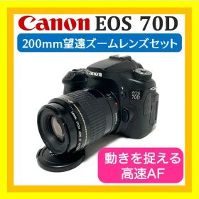 高速AF✨ Canon EOS 70D 望遠レンズセット イベントやペット撮影