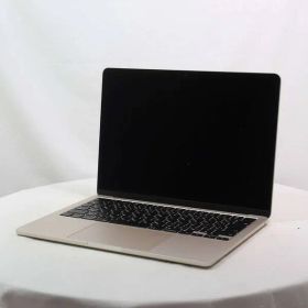 〔中古品〕 MacBook Air 13.6-inch Late-2024 MC8J4J／A Apple M3 8コアCPU_8コアGPU 16GB SSD256GB スターライト 〔15.3 Sequoia〕【262】