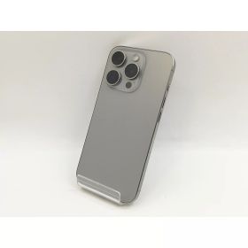 【中古】【赤ロム保証あり】Apple docomo 【SIMフリー】 iPhone 15 Pro 128GB ナチュラルチタニウム MTU93J/A【福岡筑紫】保証期間1ヶ月【ランクC】