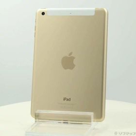【中古】Apple(アップル) iPad mini 3 16GB ゴールド MGYR2J／A docomo 【262-ud】